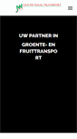 Mobile Screenshot of jandewaaltransport.nl